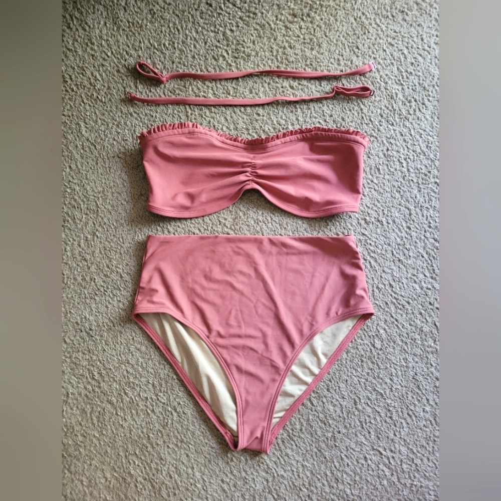 High-waisted "vintage" style bikini, S/M